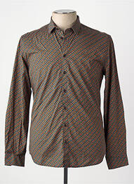 Chemise manches longues marron NO EXCESS homme