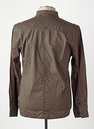 Chemise manches longues marron NO EXCESS homme