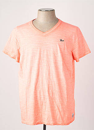 T-shirt orange PETROL INDUSTRIES homme
