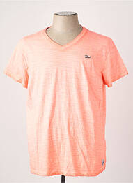 T-shirt orange PETROL INDUSTRIES homme