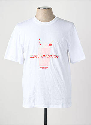 T-shirt blanc JACK & JONES homme