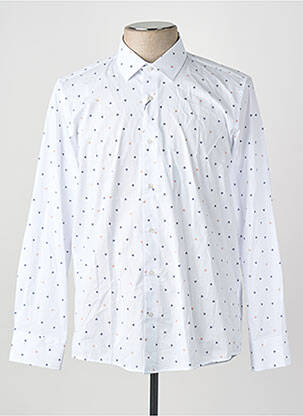 Chemise manches longues blanc BRUCE & BUTLER  homme
