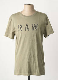 T-shirt vert G STAR homme