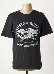 T-shirt noir JACK & JONES homme