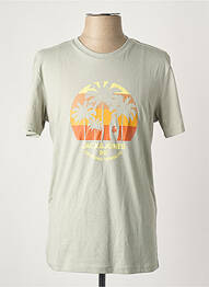 T-shirt beige JACK & JONES homme