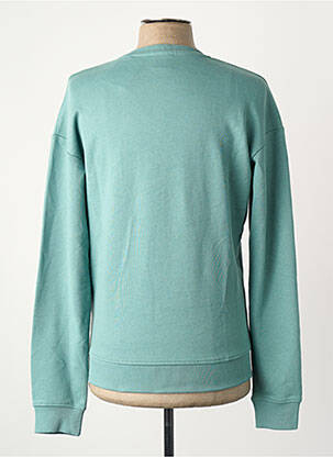 Pull col rond vert JACK & JONES homme