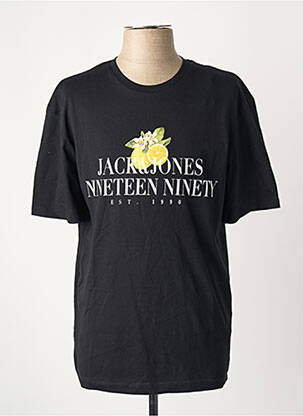 T-shirt noir JACK & JONES homme