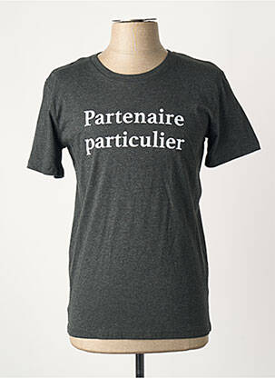 T-shirt noir MONSIEUR TSHIRT homme