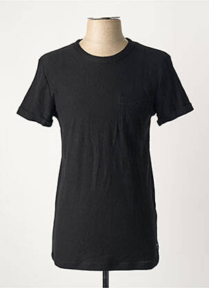 T-shirt coupe droite manches courtes noir TOM TAILOR homme