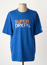 T-shirt bleu SUPERDRY homme