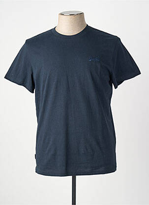 T-shirt manches courtes manches courtes bleu SUPERDRY homme