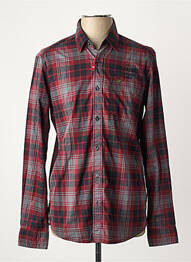 Chemise manches longues rouge S.OLIVER homme
