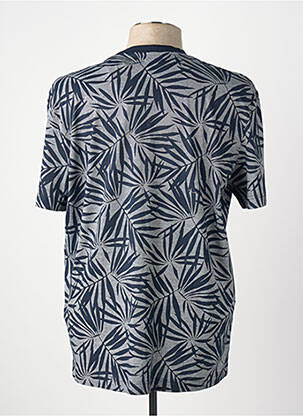 T-shirt coupe droite manches courtes bleu TOM TAILOR homme
