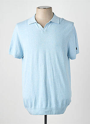 Polo bleu PRESLEY AND SUN homme