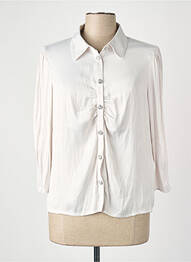 Chemisier beige MORGAN femme