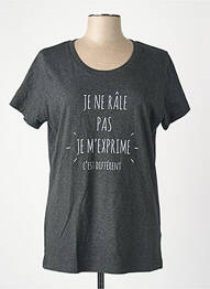T-shirt noir MONSIEUR TSHIRT femme