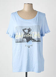 T-shirt bleu STREET ONE femme
