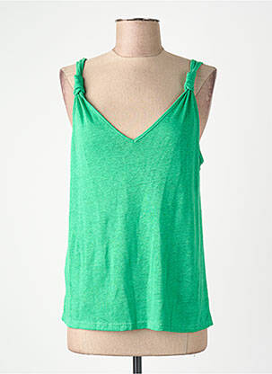 Débardeur vert MANGO femme