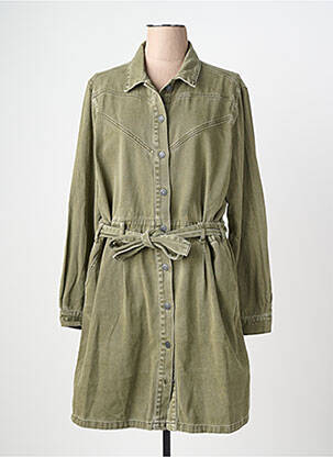 Robe mi-longue vert CIRCLE OF TRUST femme