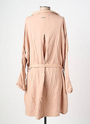 Robe mi-longue beige CIRCLE OF TRUST femme