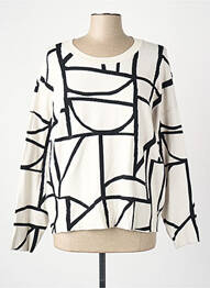 Pull blanc ZABAIONE femme