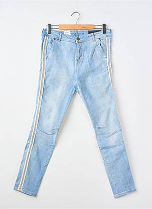 Pantalon droit bleu BLUE DAZE femme
