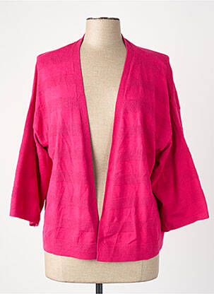 Gilet manches longues rose STREET ONE femme