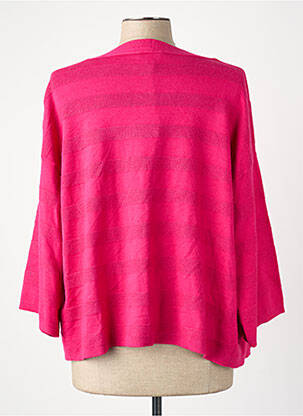 Gilet manches longues rose STREET ONE femme