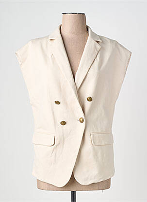 Veste casual beige SUMMUM femme