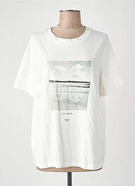 T-shirt gris MANGO femme