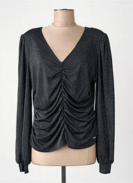 T-shirt noir MORGAN femme
