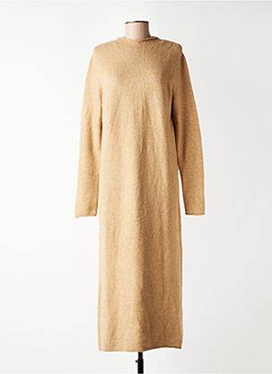 Robe pull marron MANGO femme