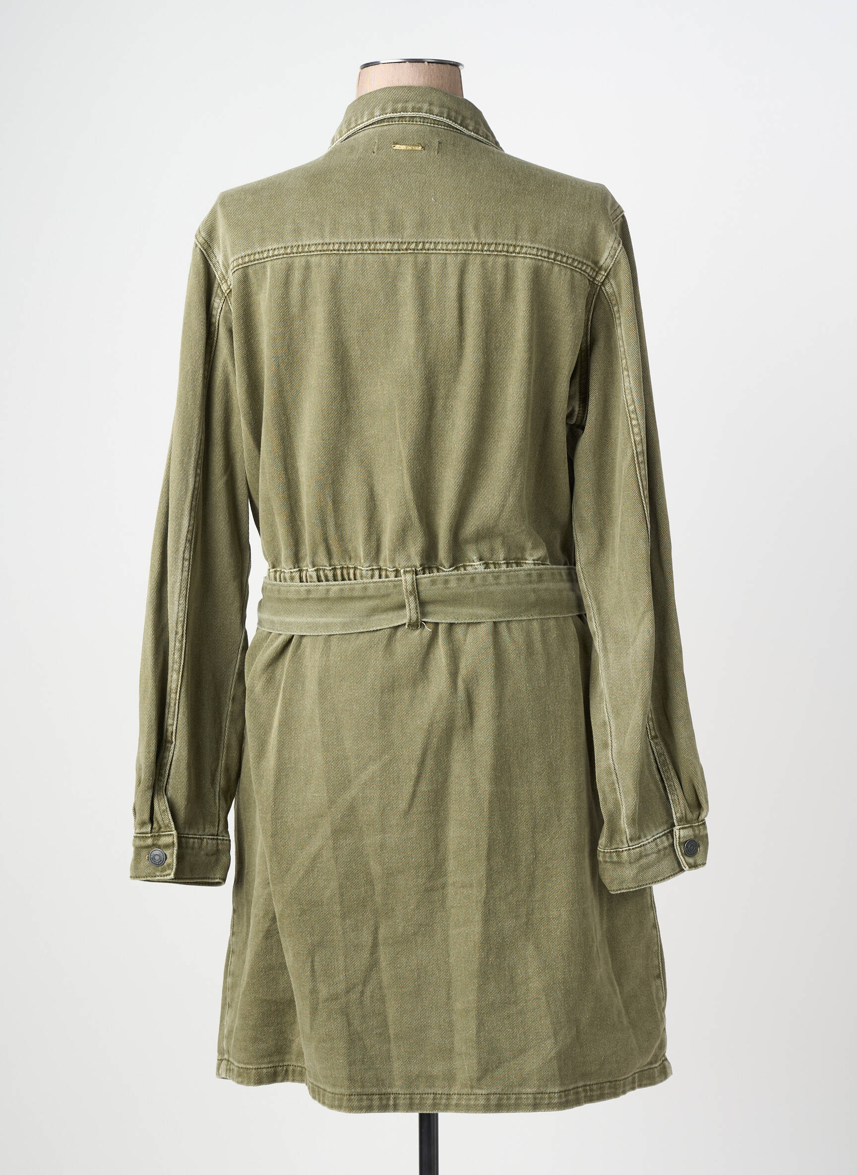 Robe mi-longue vert CIRCLE OF TRUST femme