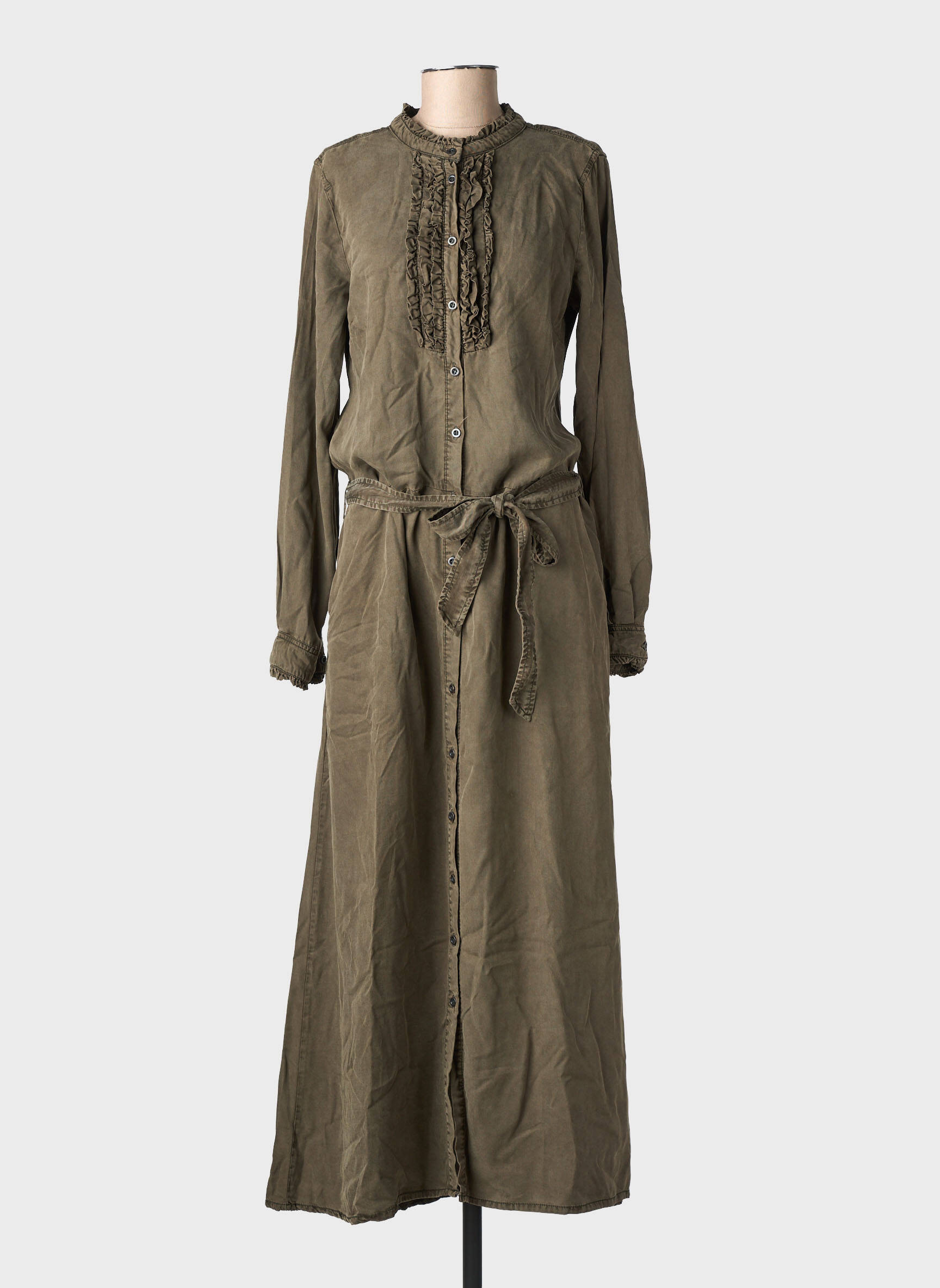 Robe longue vert BLUE DAZE femme