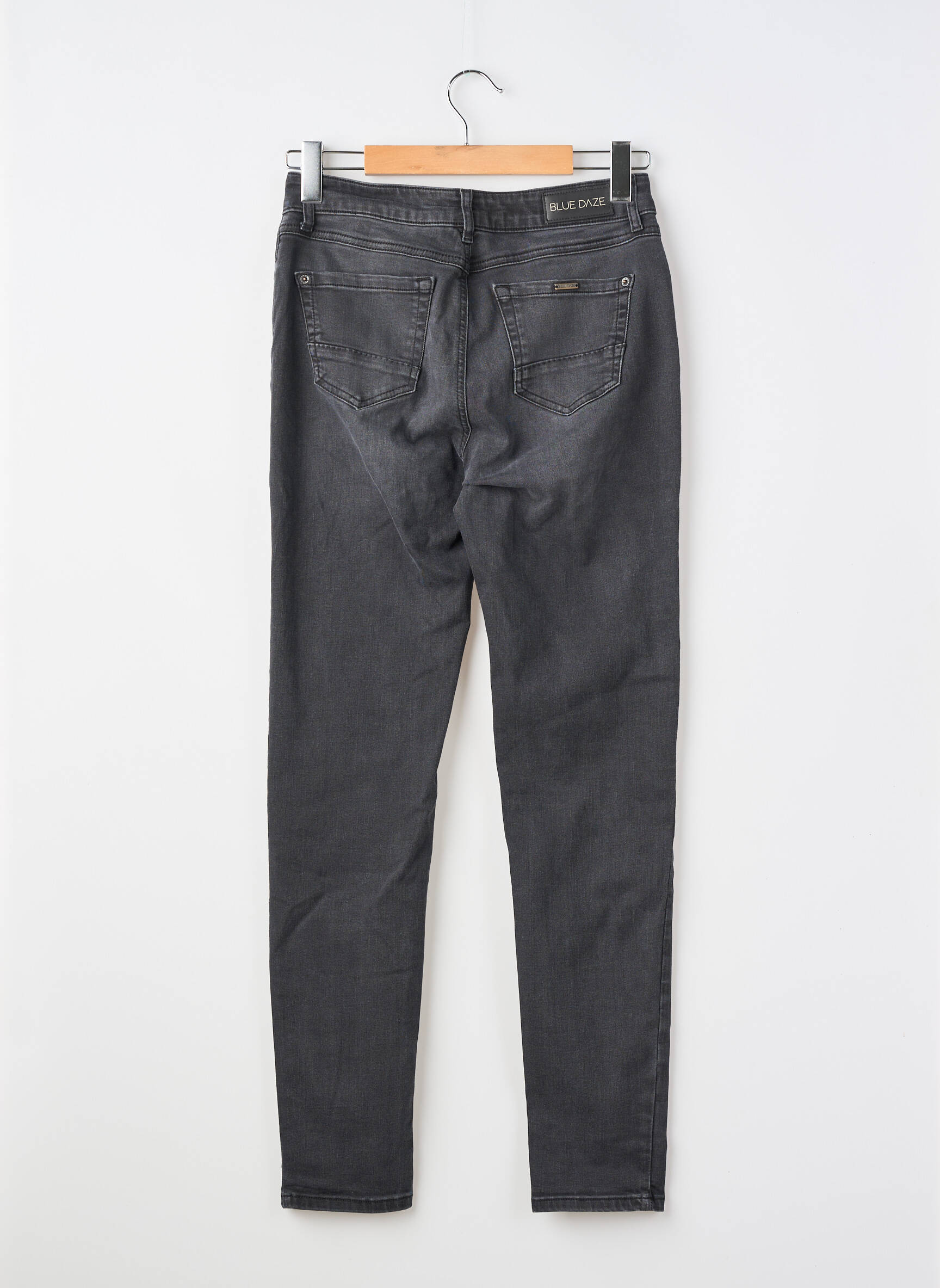 Pantalon droit noir BLUE DAZE femme