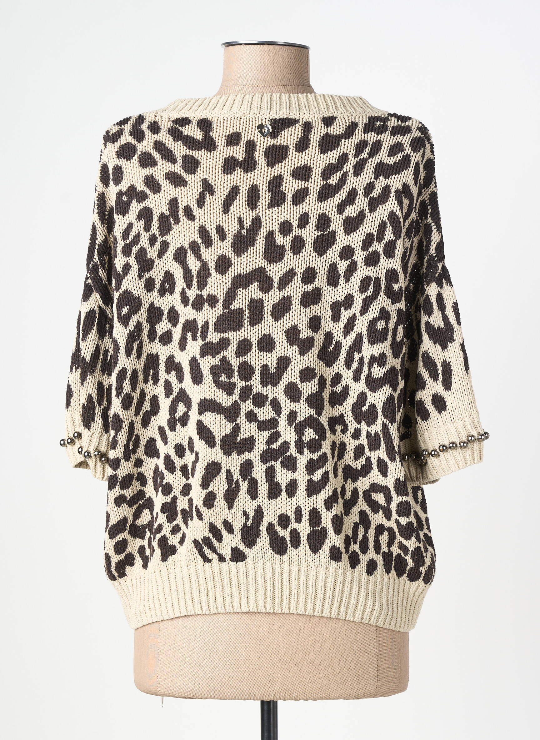 Pull beige TWINSET femme