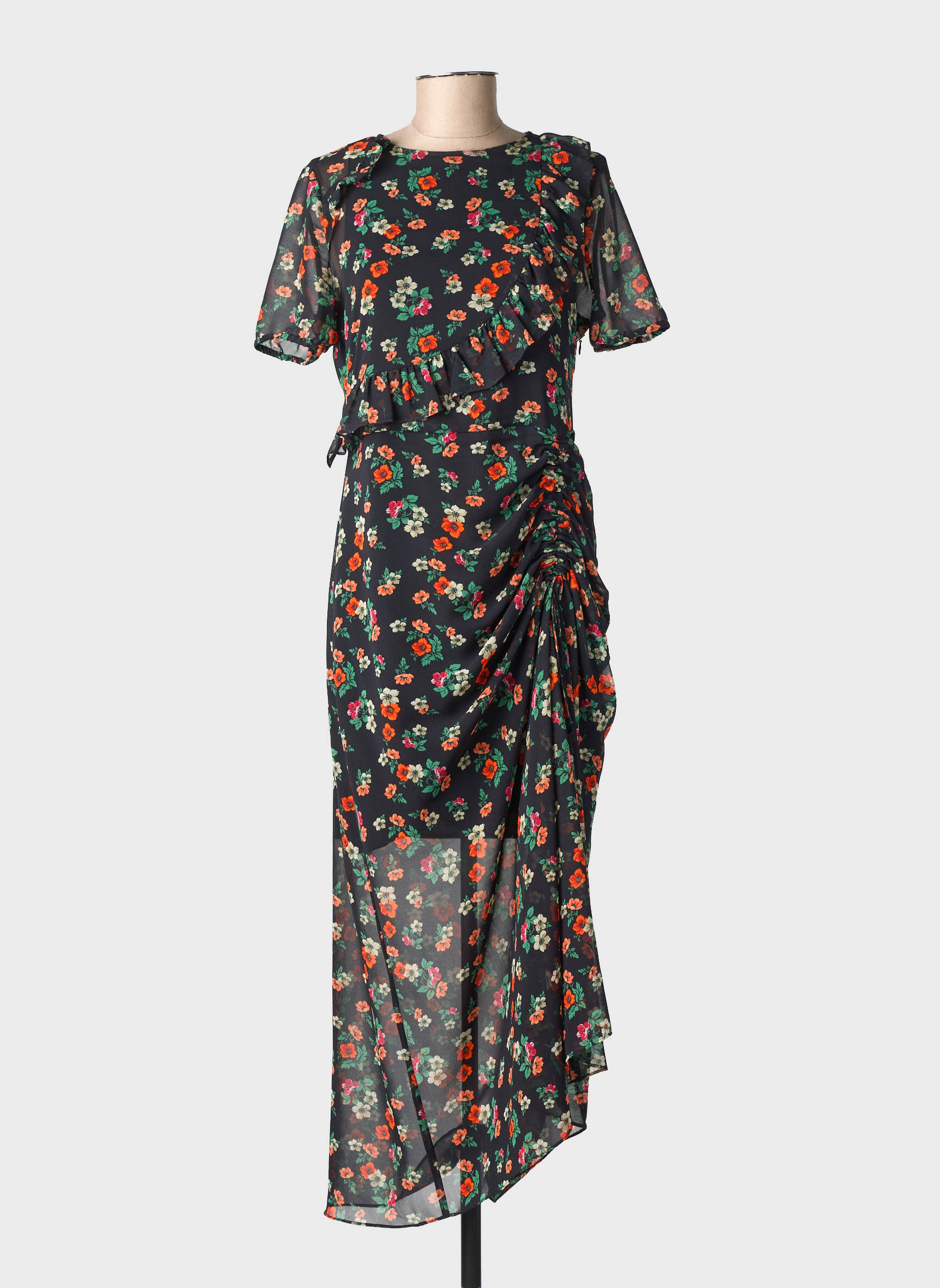 Robe longue rouge MAJE femme