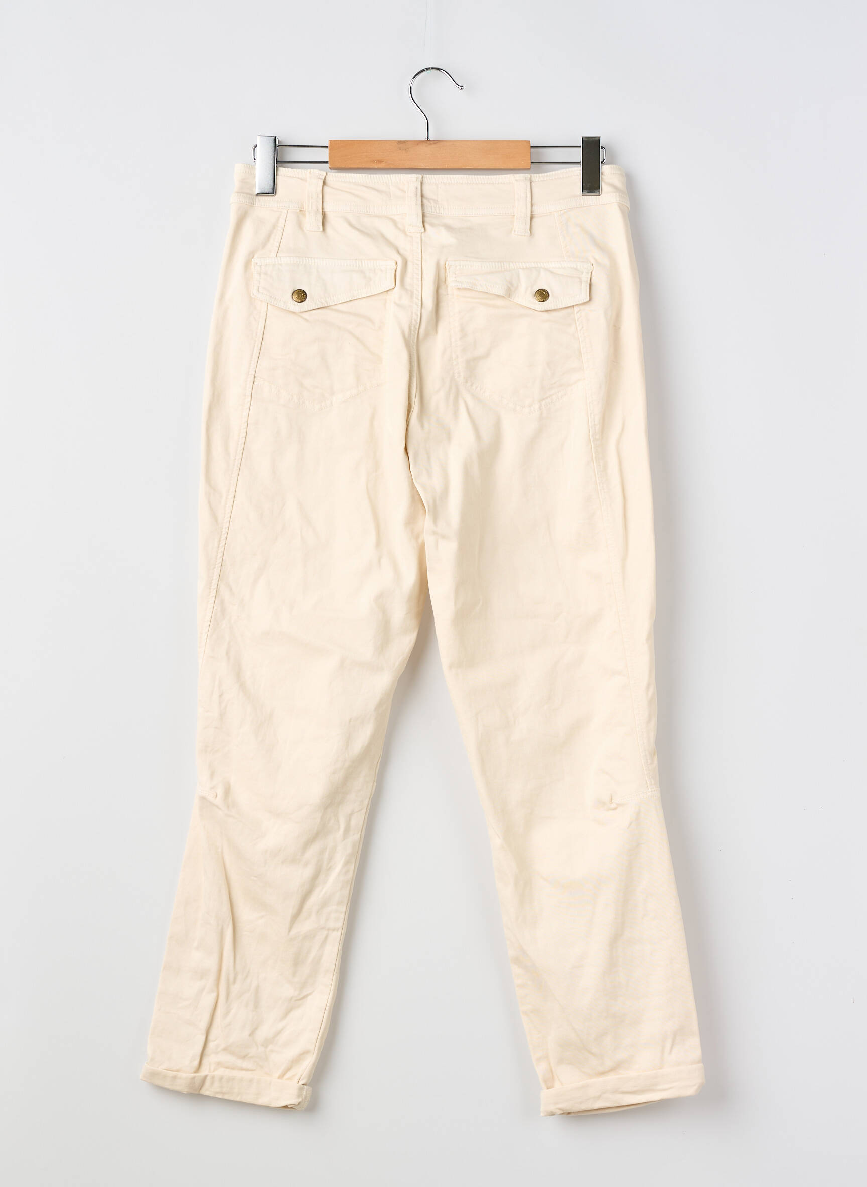 Pantalon droit beige SUMMUM femme