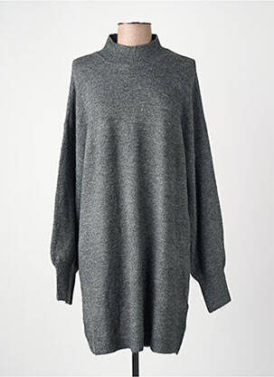 Robe pull coupe droite manches longues gris VERO MODA femme