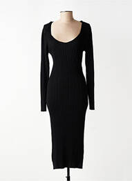 Robe pull manches longues manches longues noir ONLY femme