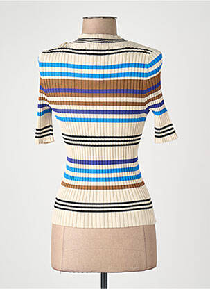 T-shirt col rond marron ONLY femme
