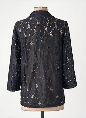Chemisier coupe droite manches 3/4 noir VERO MODA femme