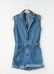 Combishort bleu MORGAN femme