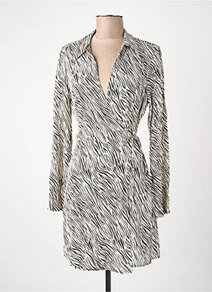 Robe longue blanc MANGO femme