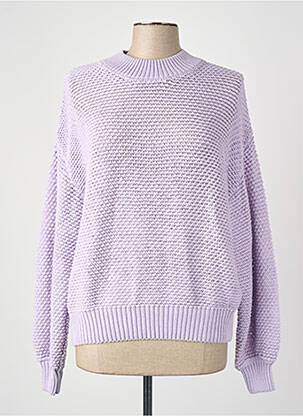 Pull violet MANGO femme
