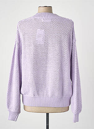 Pull violet MANGO femme