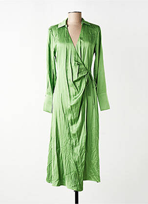 Robe longue vert MANGO femme