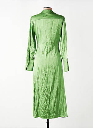 Robe longue vert MANGO femme