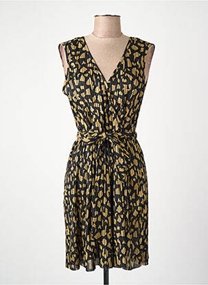 Robe courte sans manche sans manche marron ONLY femme