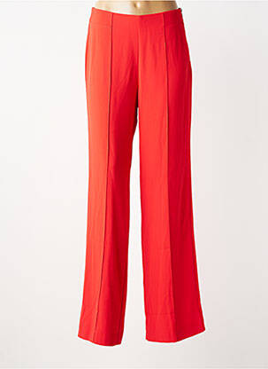 Pantalon droit rouge MORGAN femme